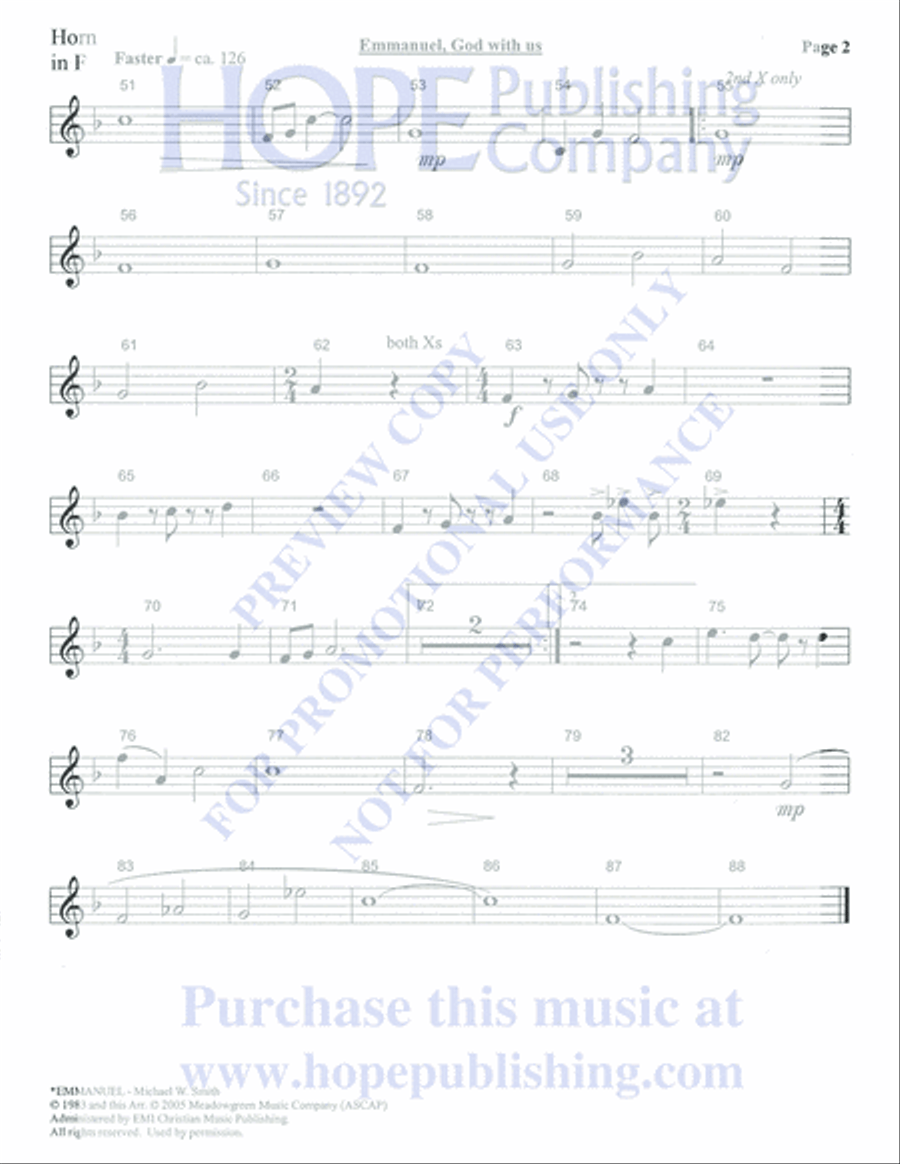 Emmanuel Emmanuel Orchestra scores gallery preview page 209