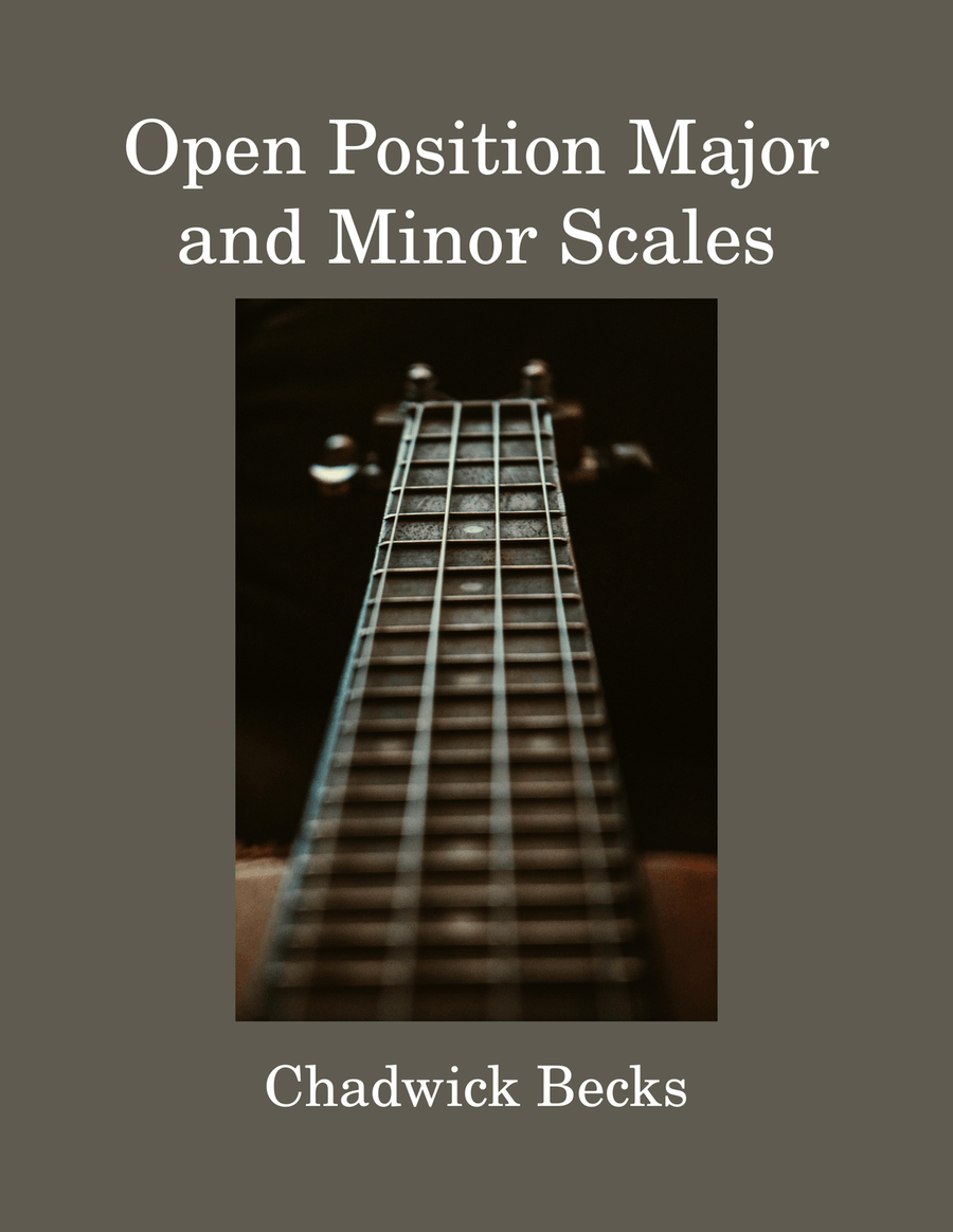 Open Position Major and Minor Scales Acoustic Guitar scores gallery preview page 1