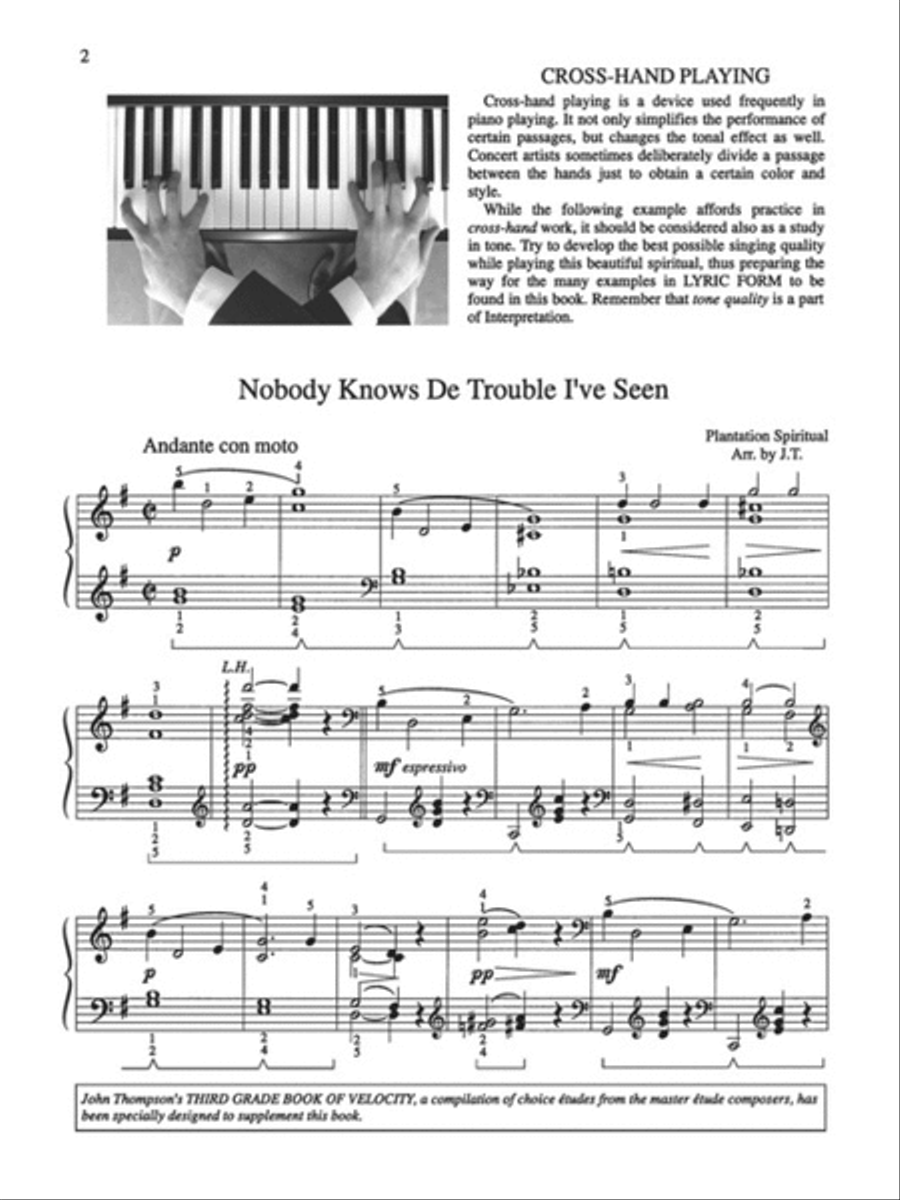 John Thompson's Modern Course for the Piano - Third Grade (Book/Audio) Piano Method scores gallery preview page 3