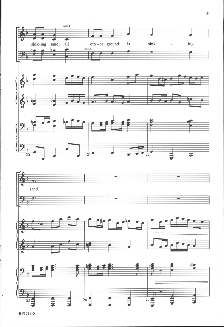 My Hope Is Built on Nothing Less - Carter 4-Part scores gallery preview page 8