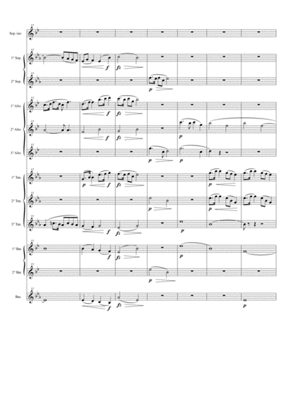 "Largo" from Symphony No. 9 "From the New World" for Saxophone Choir image number null