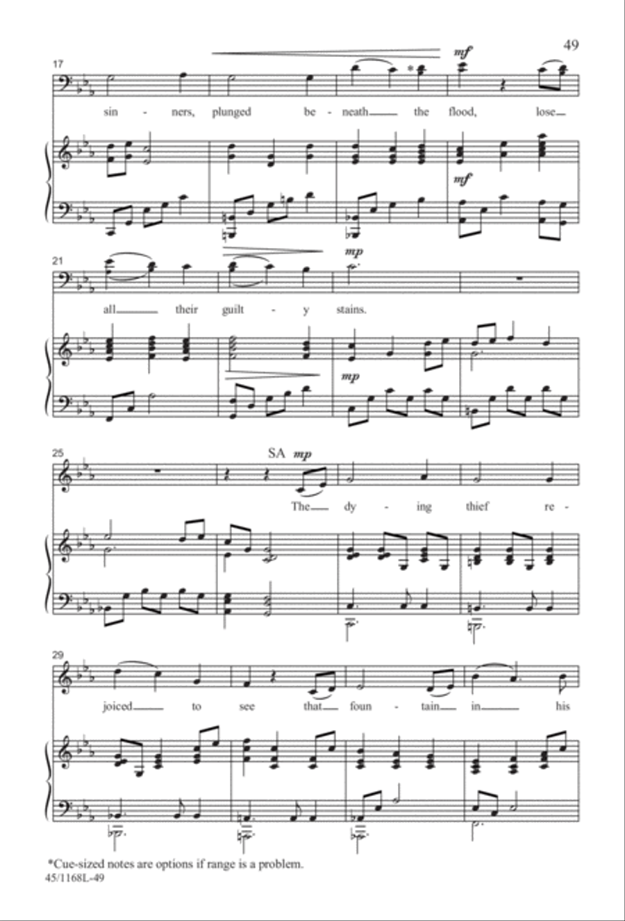 8 Anthems for About 12 Singers 3-Part scores gallery preview page 49