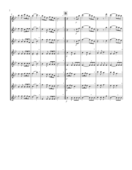 Silent Night (Bb) (Flute Octet)