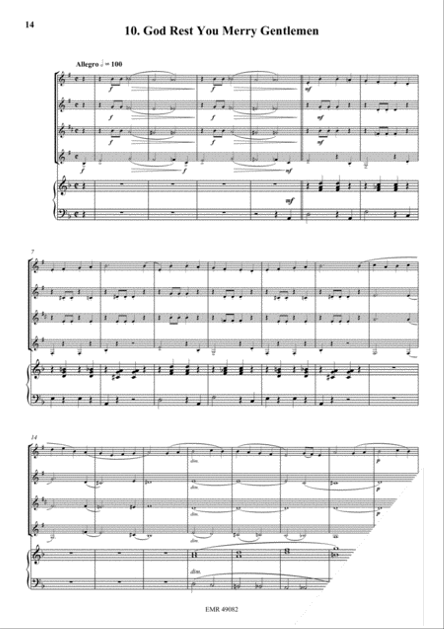 Christmas Carols Cornet scores gallery preview page 5