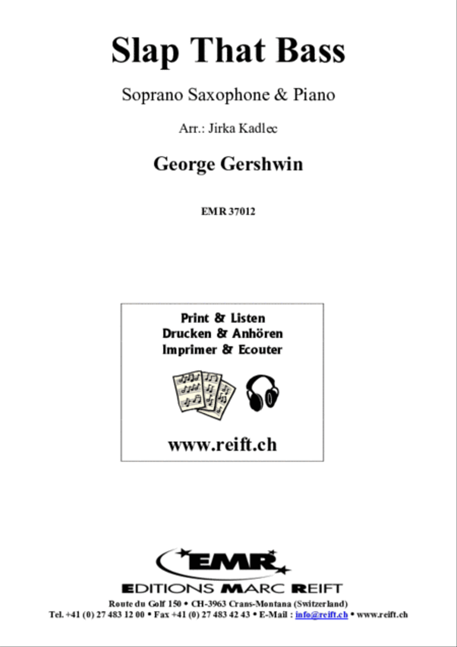 Slap That Bass Soprano Saxophone scores gallery preview page 2