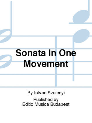 Sonata In One Movement