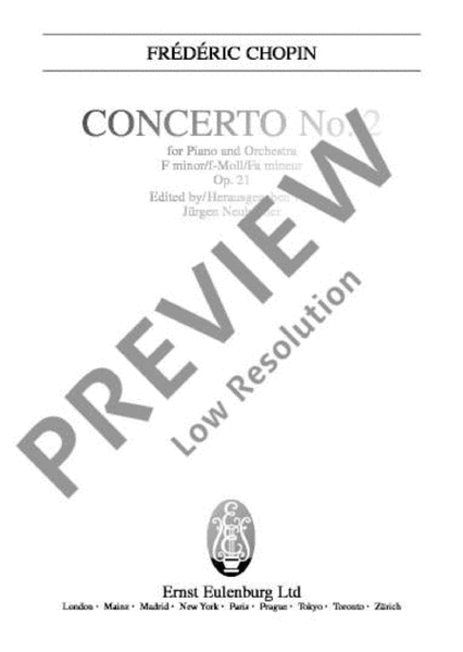 Concerto No. 2 F minor