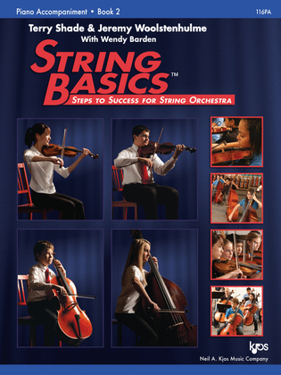 Book cover for String Basics - Book 2 - Piano
