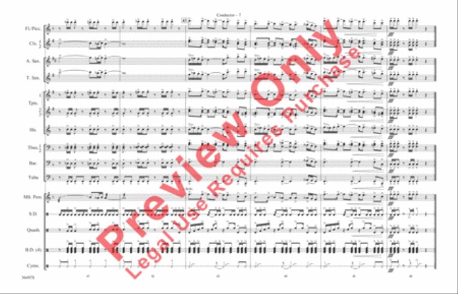 Kashmir Marching Band scores gallery preview page 8