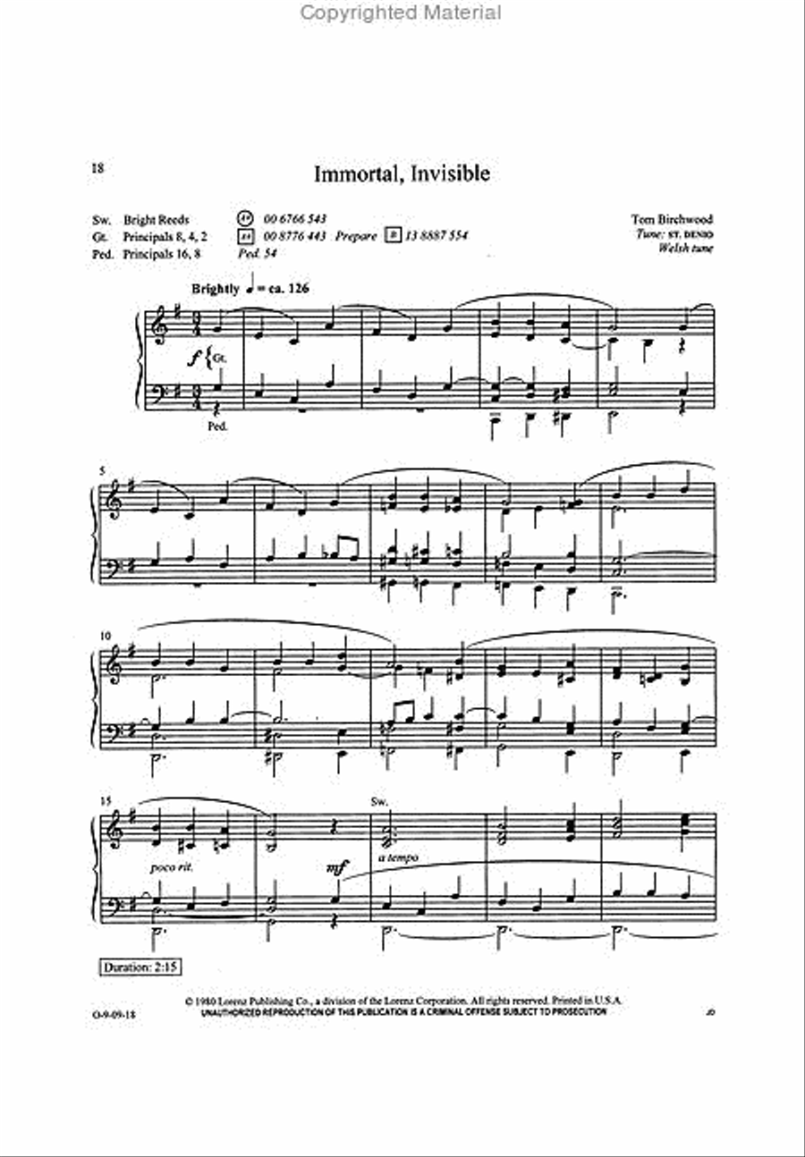 Easy Organ Library, Vol. 48 Organ Solo scores gallery preview page 4