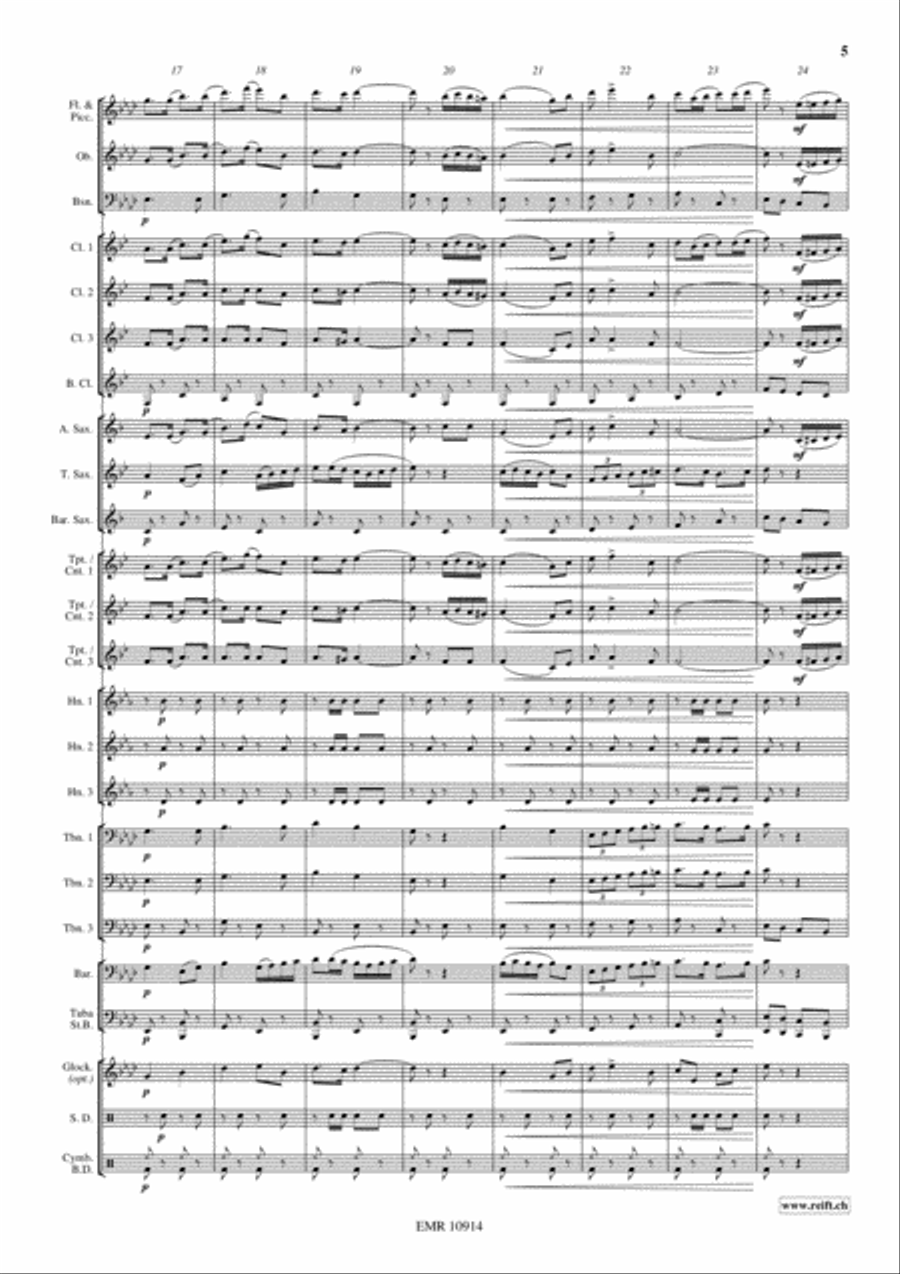Bravura Concert Band scores gallery preview page 6