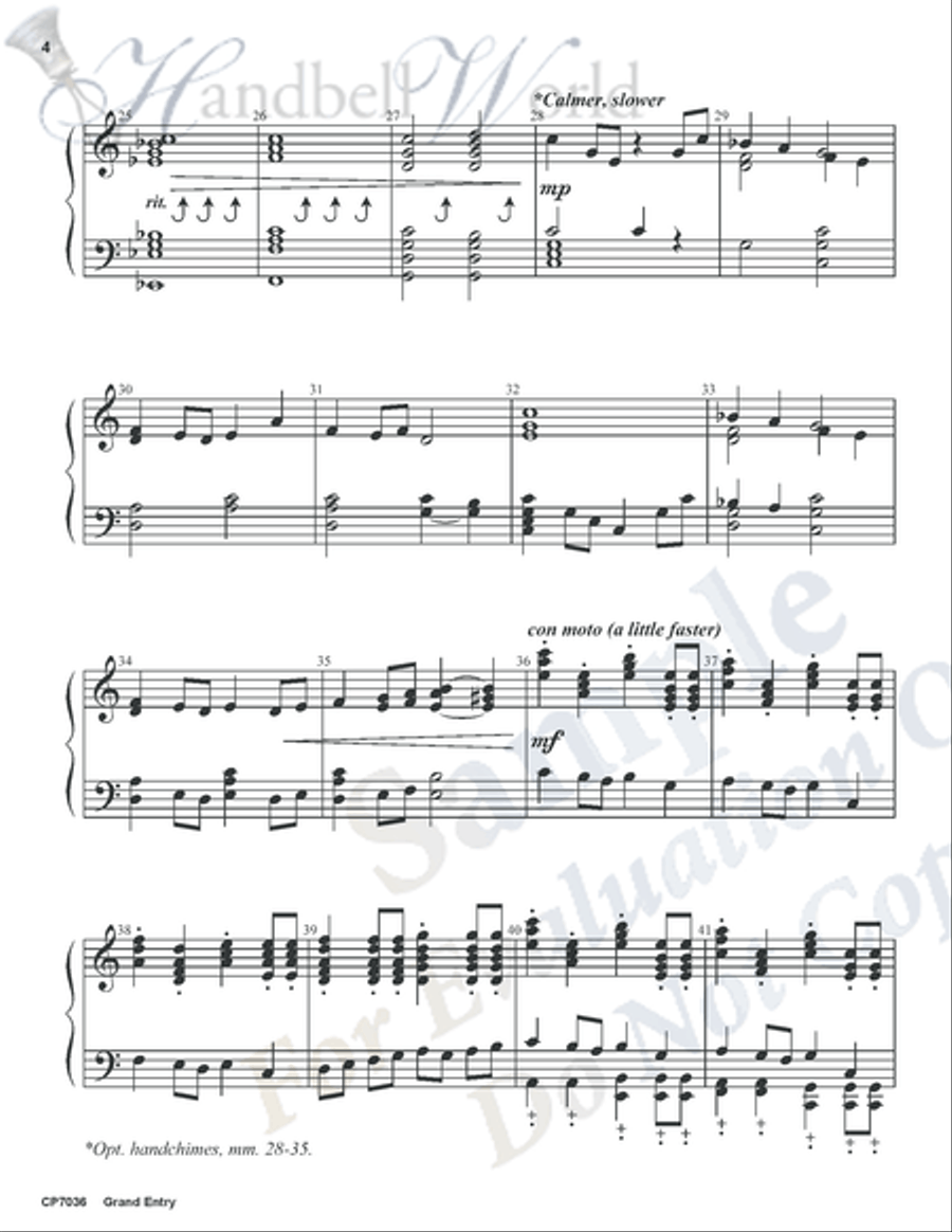 Grand Entry Grand Entry 5-Octaves scores gallery preview page 3