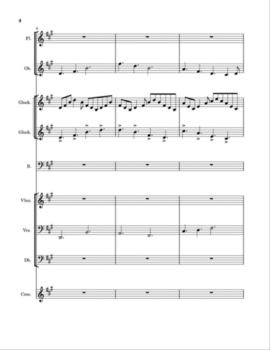 Sunstone Mountains - Score Only Large Ensemble scores gallery preview page 4