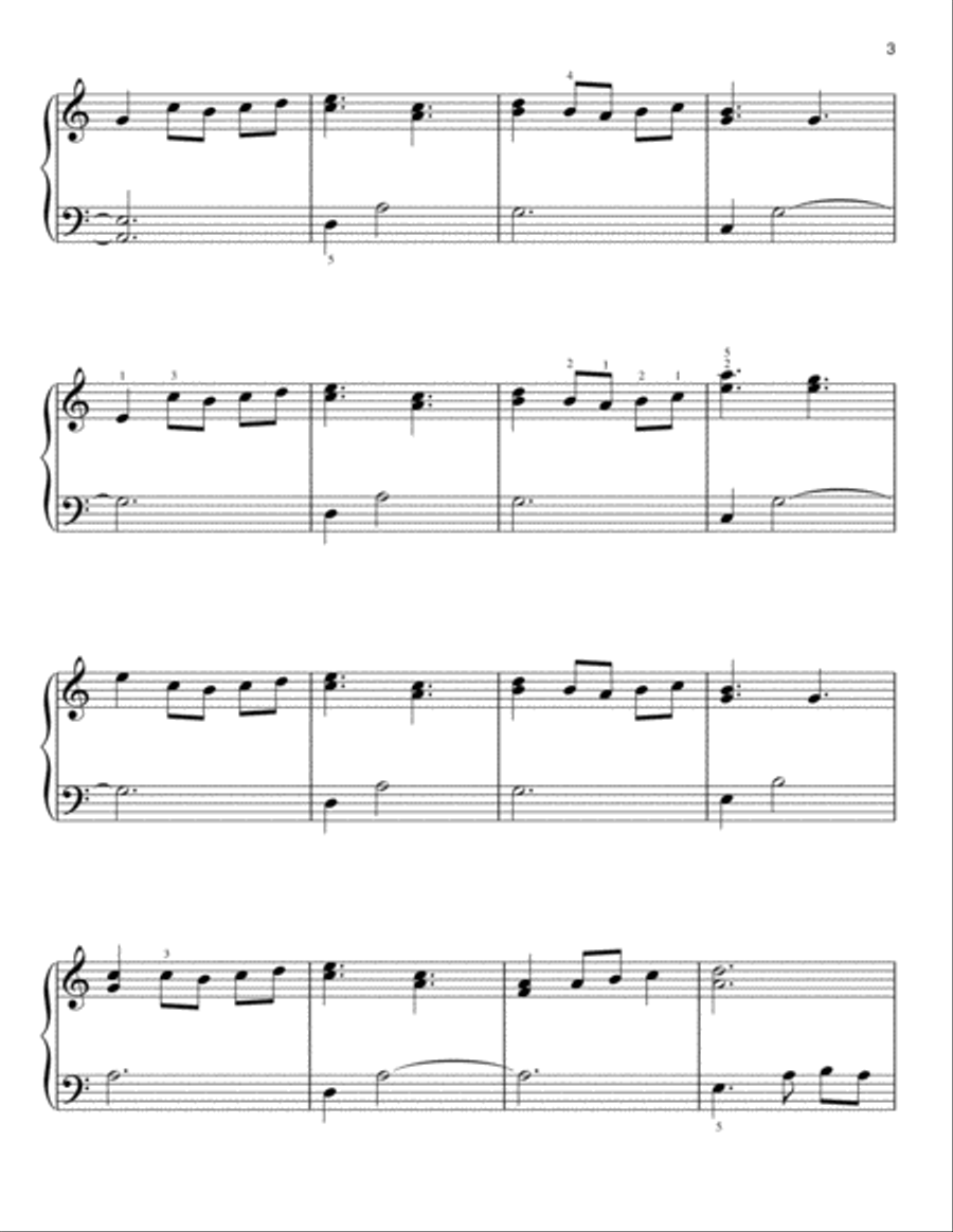 Reminiscent Easy Piano scores gallery preview page 3