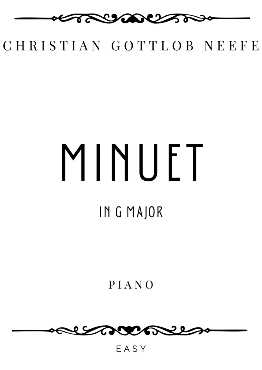 Neefe - Minuet in G Major - Easy image number null