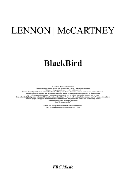Blackbird image number null