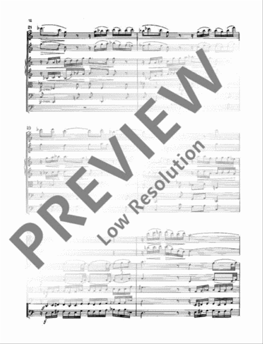 Divertimento giocoso Orchestra scores gallery preview page 15