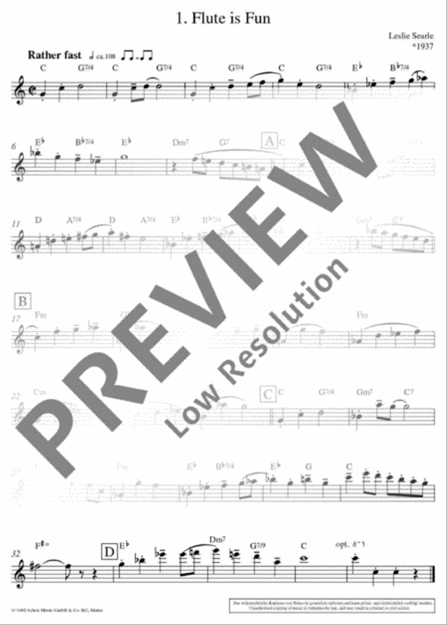 Flute Fun Flute Solo scores gallery preview page 6