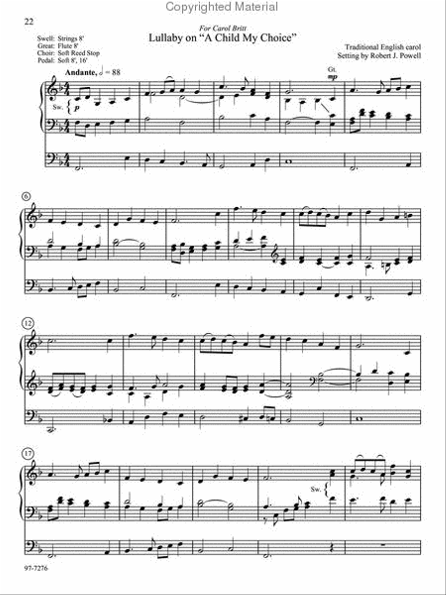 From Realms of Glory Organ scores gallery preview page 9
