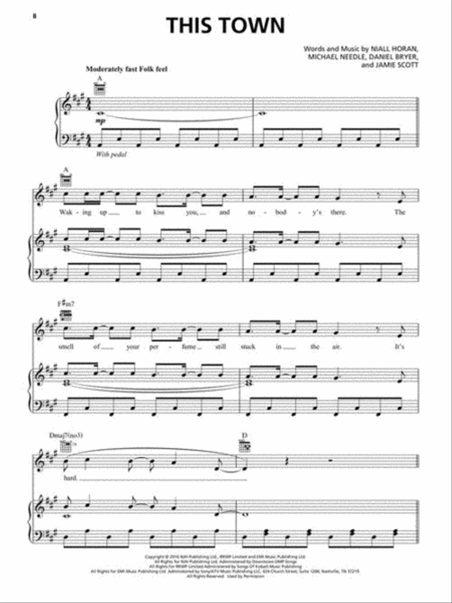 Niall Horan – Flicker Piano, Vocal, Guitar scores gallery preview page 9