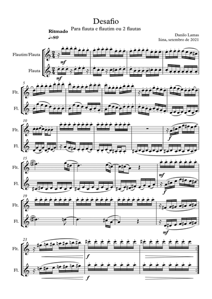 Desafio(flute/piccolo) image number null