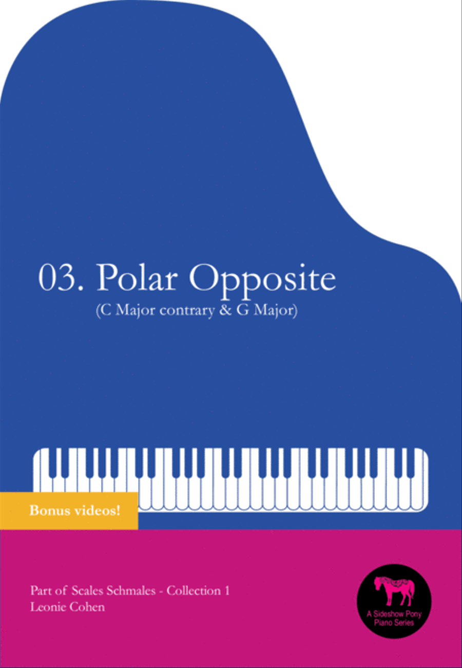 POLAR OPPOSITE – Preliminary Grade (St Cecilia syllabus) – from Scales Schmales piano collection Easy Piano scores gallery preview page 1