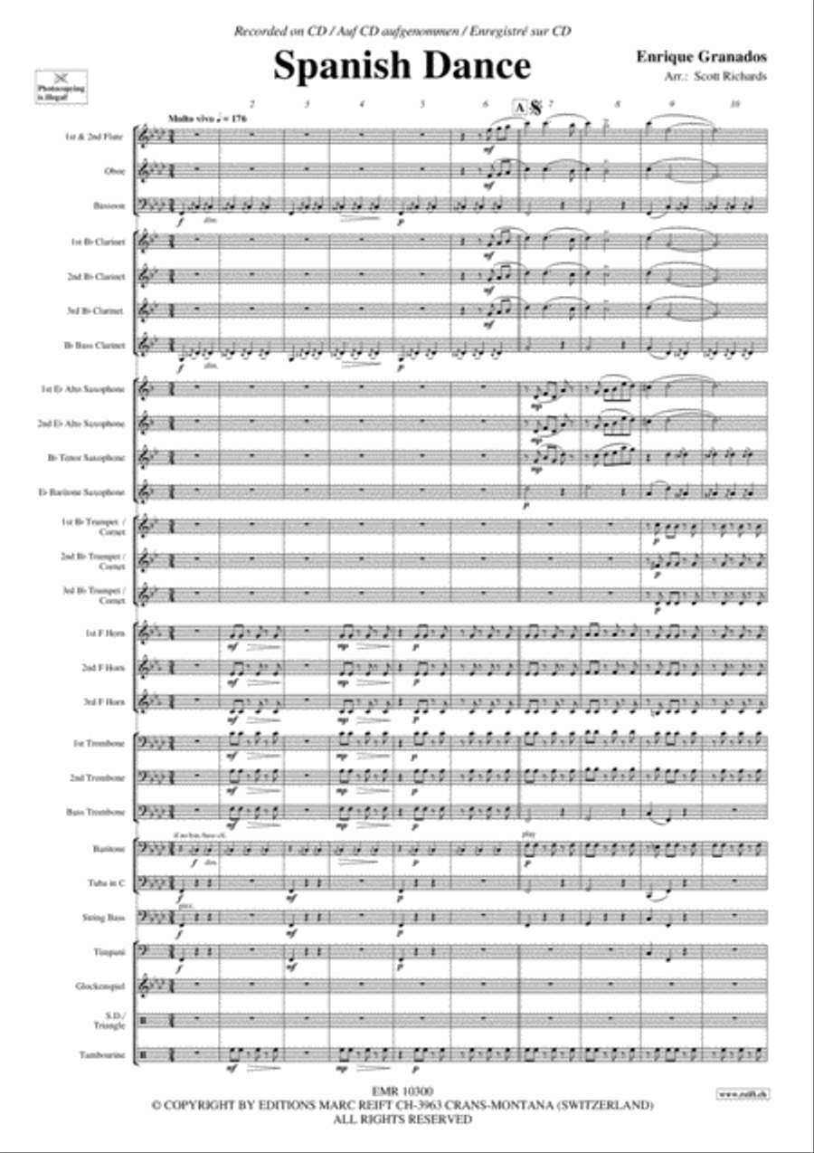 Spanish Dance Spanish Dance Concert Band scores gallery preview page 4