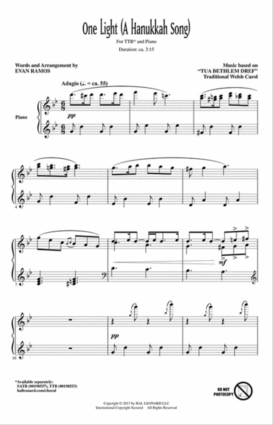 <br>Sheet music extract