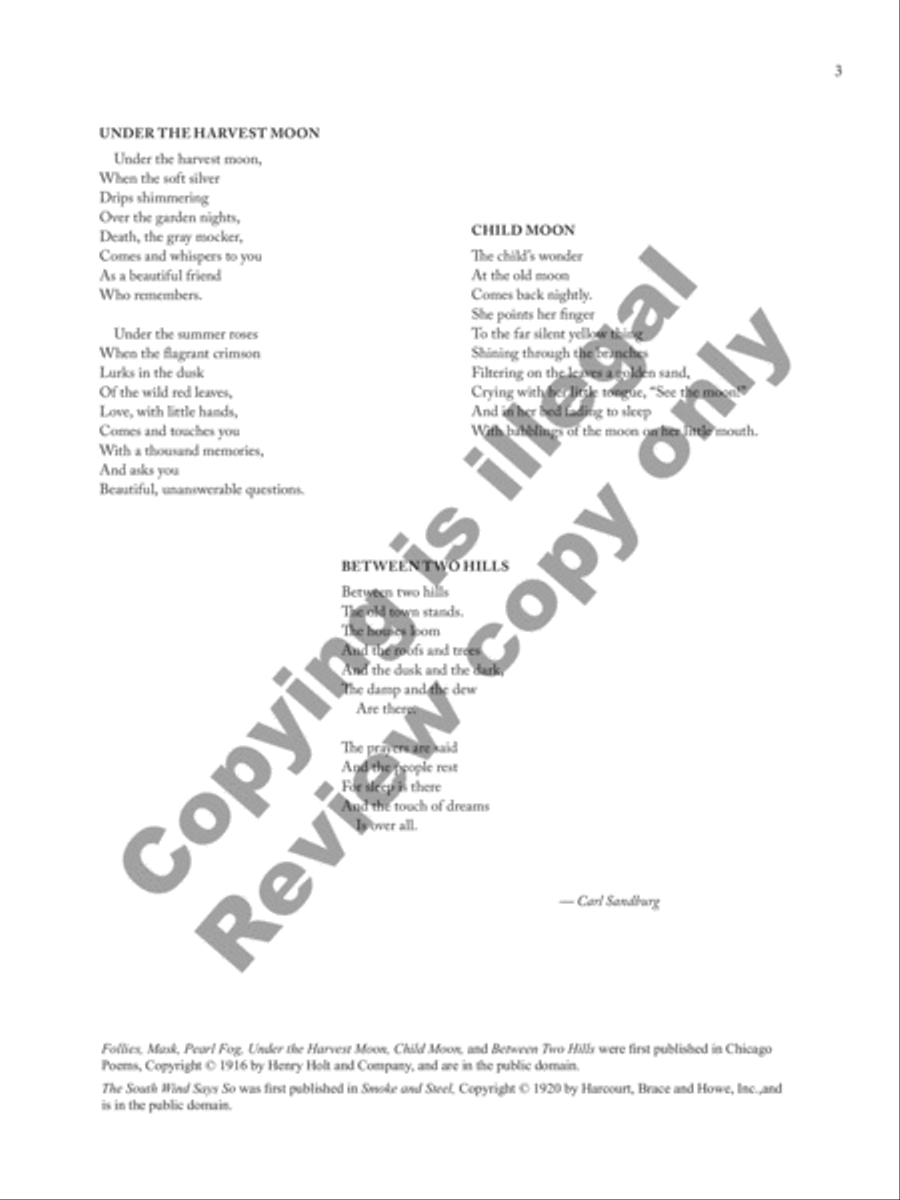 When the South Wind Sings Soprano Voice scores gallery preview page 5