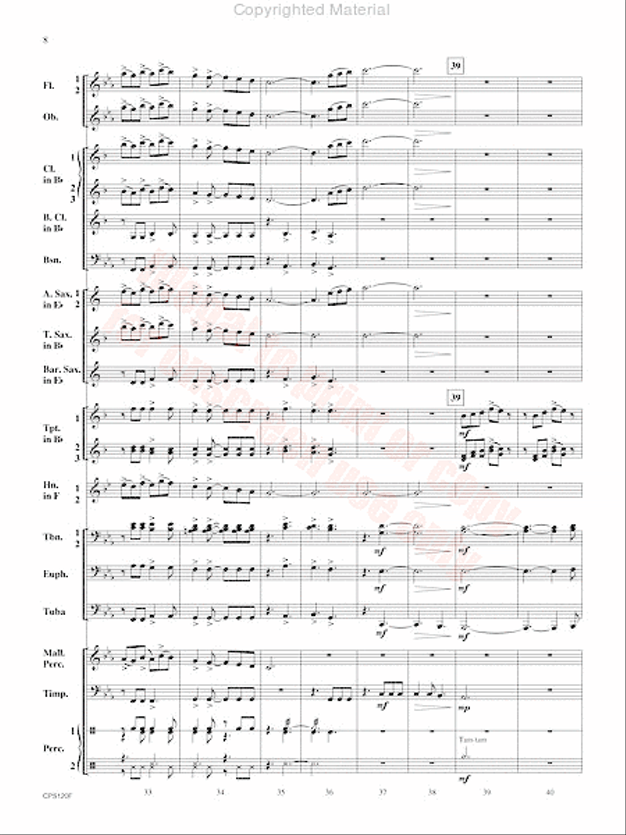 Instinct Instinct Concert Band scores gallery preview page 9