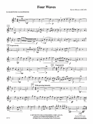 Four Waves: E-flat Baritone Saxophone