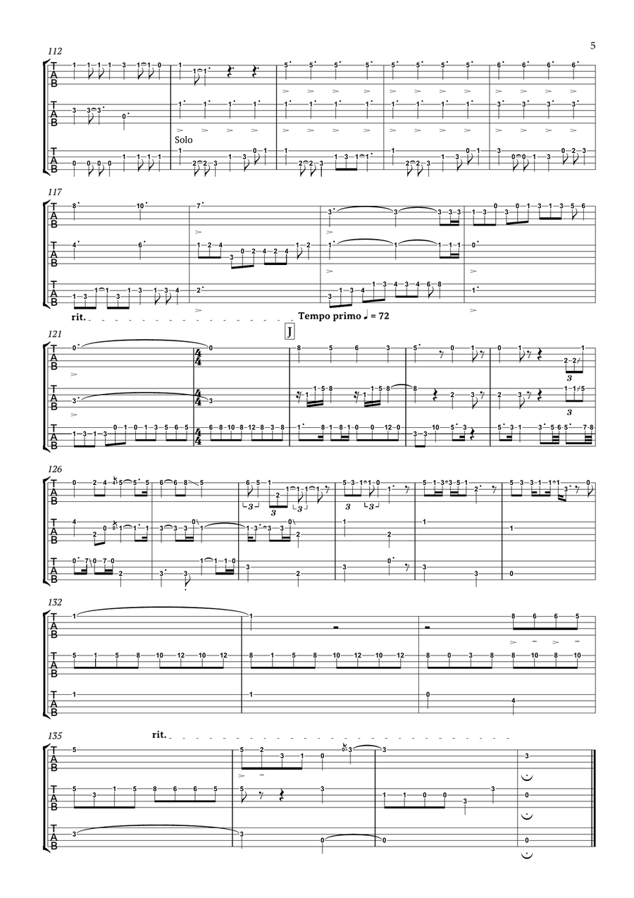 Bohemian Rhapsody Ukulele scores gallery preview page 6