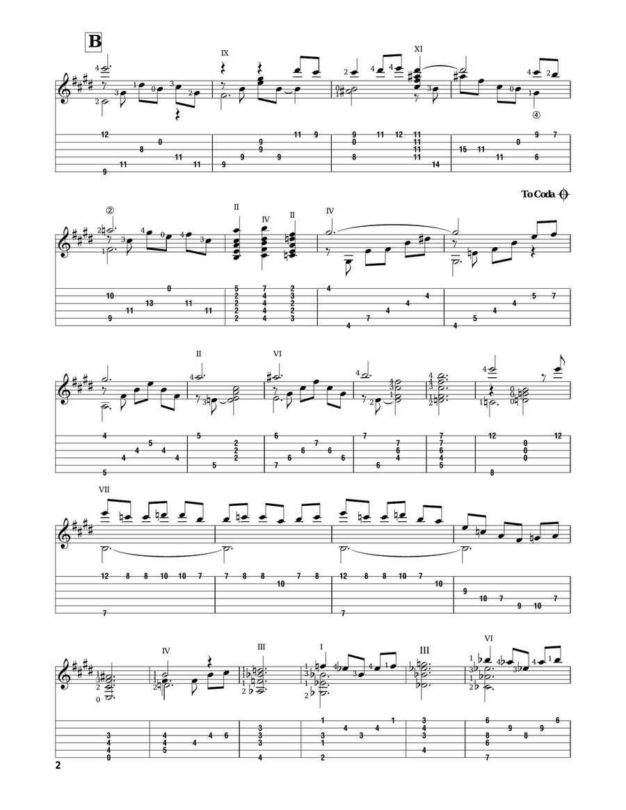 Cavatina (from The Deer Hunter) Electric Guitar scores gallery preview page 2