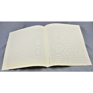 Music manuscript paper 18 staves