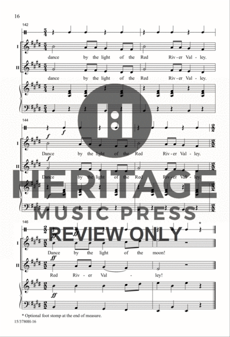 Folk Songs from the American West 2-Part scores gallery preview page 14