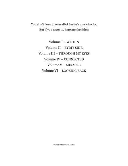 Justin Levitt Piano Solos - Looking Back (Vol. VI)