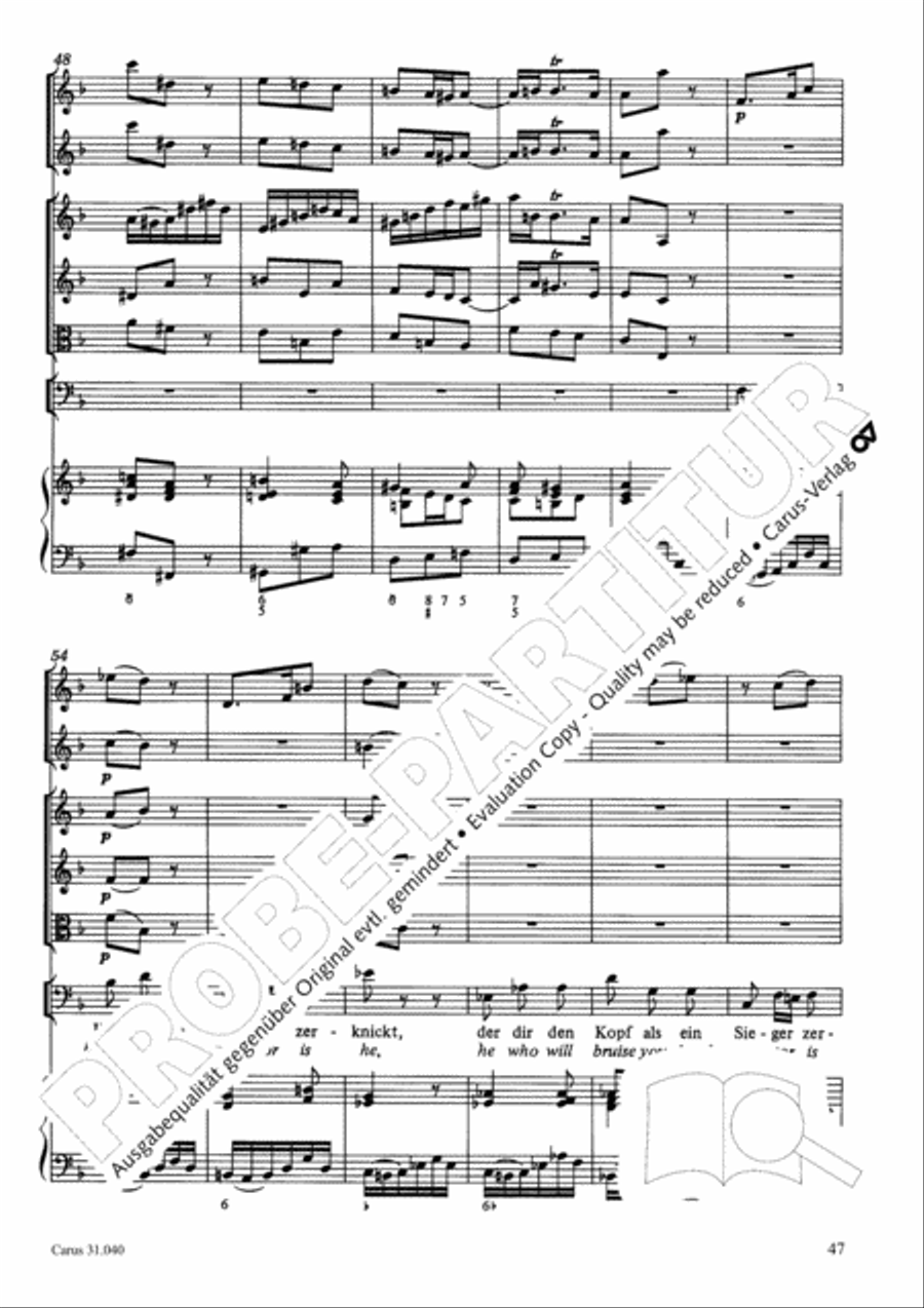 Christ was manifested for this purpose (Dazu ist erschienen der Sohn Gottes) ATB scores gallery preview page 48