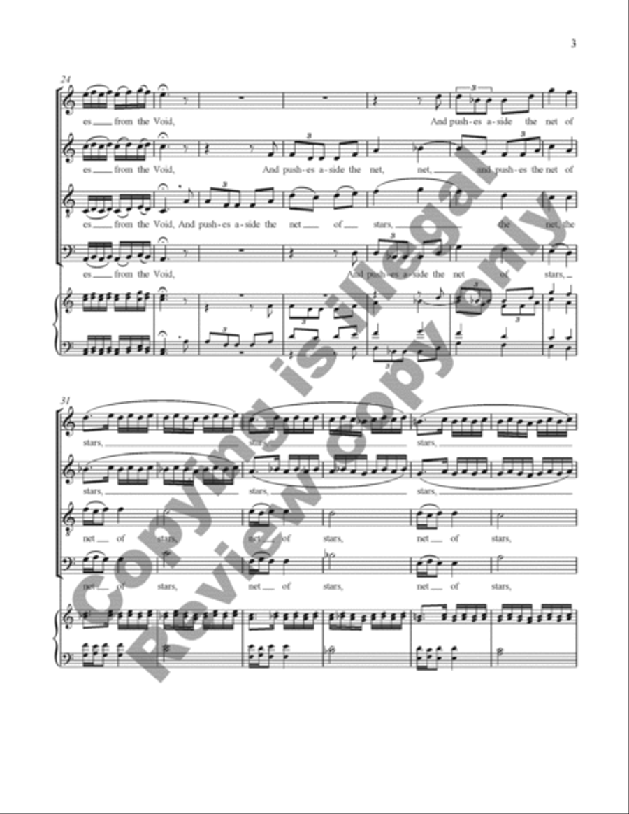 The Spring of Life (Le printemps de la vie) A Cappella scores gallery preview page 16