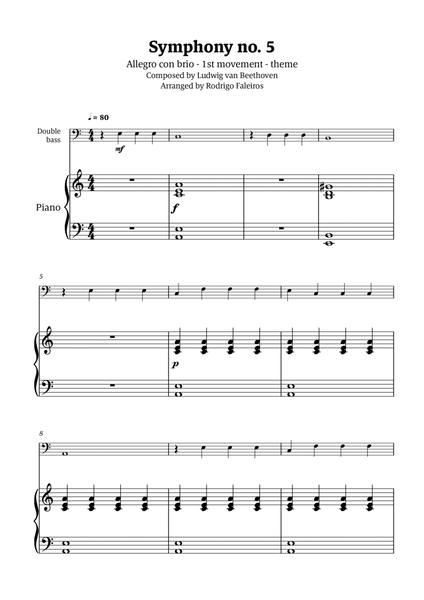 Symphony no. 5 - 1st movement (theme) image number null