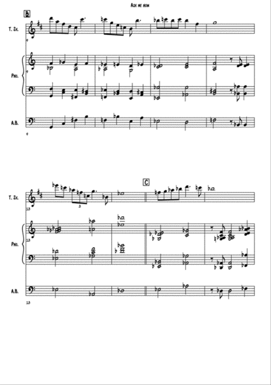 Ask Me Now Small Ensemble scores gallery preview page 2