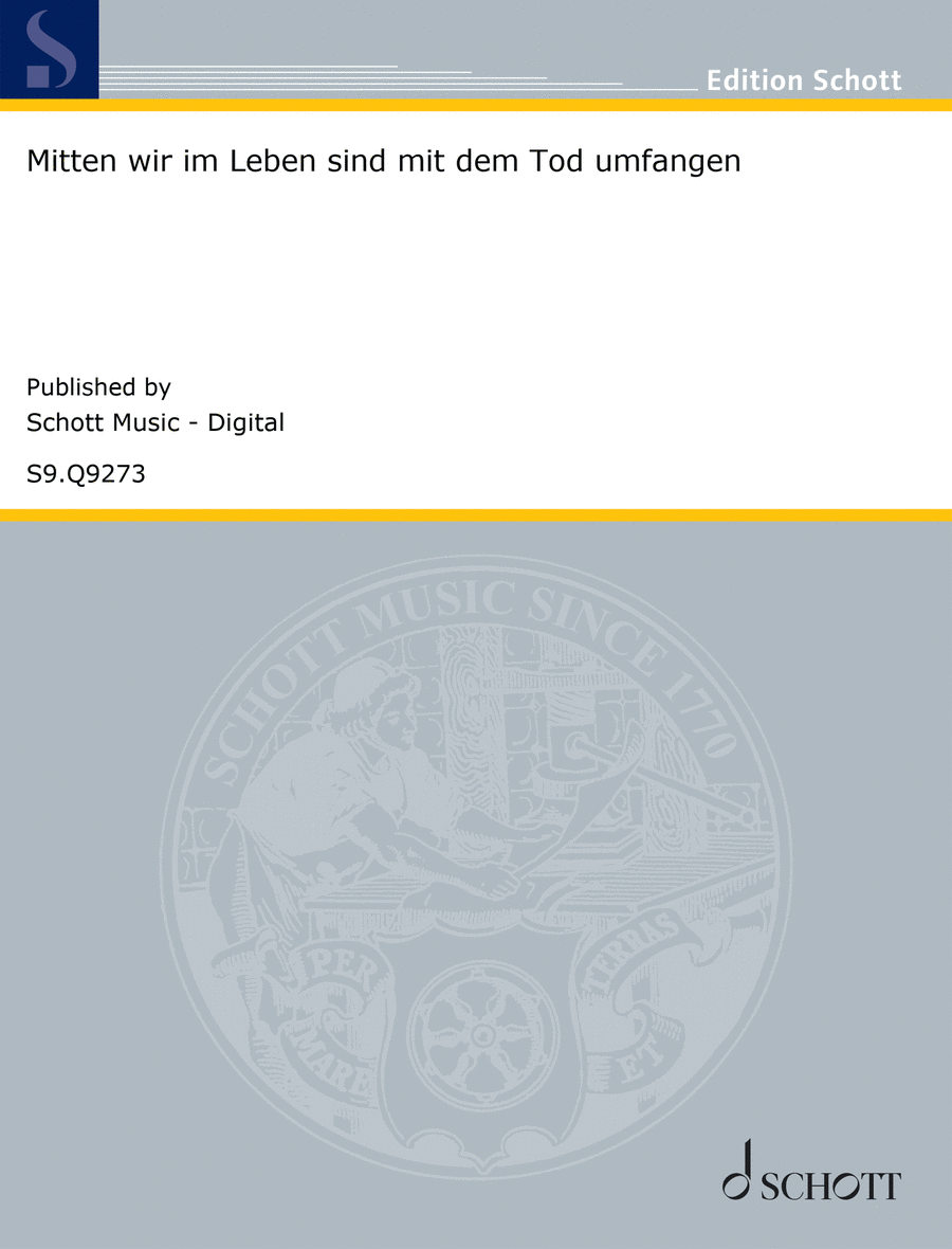 Mitten wir im Leben sind mit dem Tod umfangen