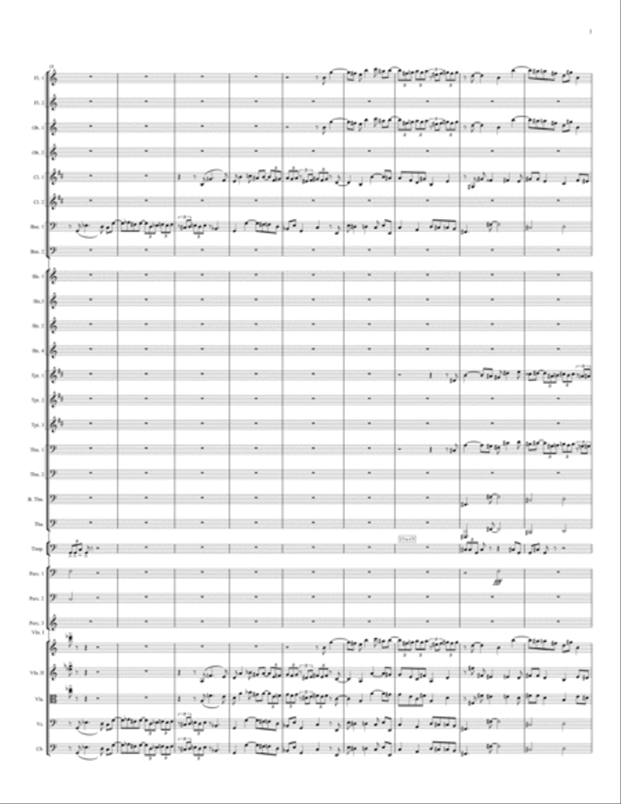 Concerto for Orchestra Score and Parts Large Ensemble scores gallery preview page 3