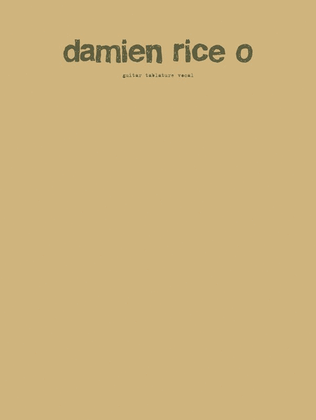 Damien Rice O Guitar Tab