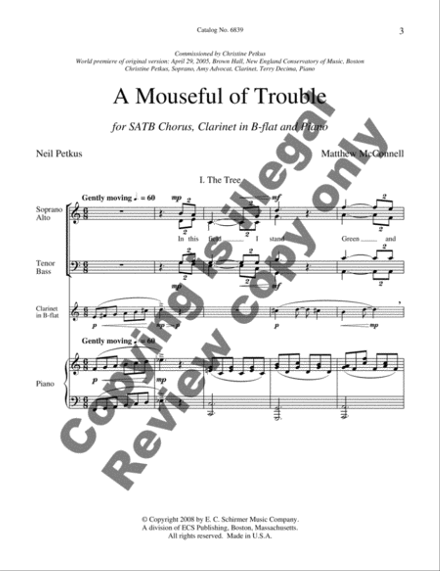 A Mouseful of Trouble A Mouseful of Trouble 4-Part scores gallery preview page 3