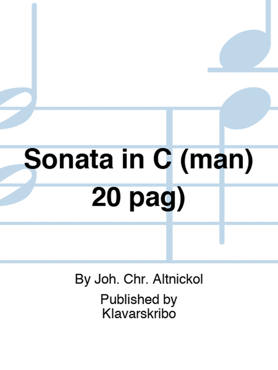Sonata in C (man) 20 pag)
