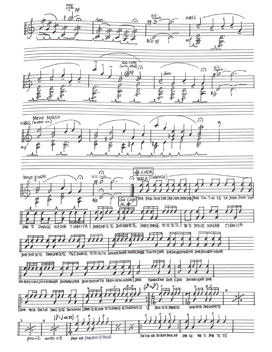 Multi Percussion Solo Percussion scores gallery preview page 2