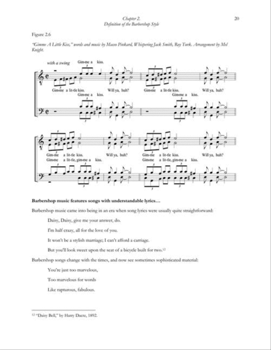 Arranging Barbershop A Cappella scores gallery preview page 11