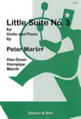 Book cover for Little Suites for Solo or Unison Violins and Piano. Book 3: Violin part and Piano part