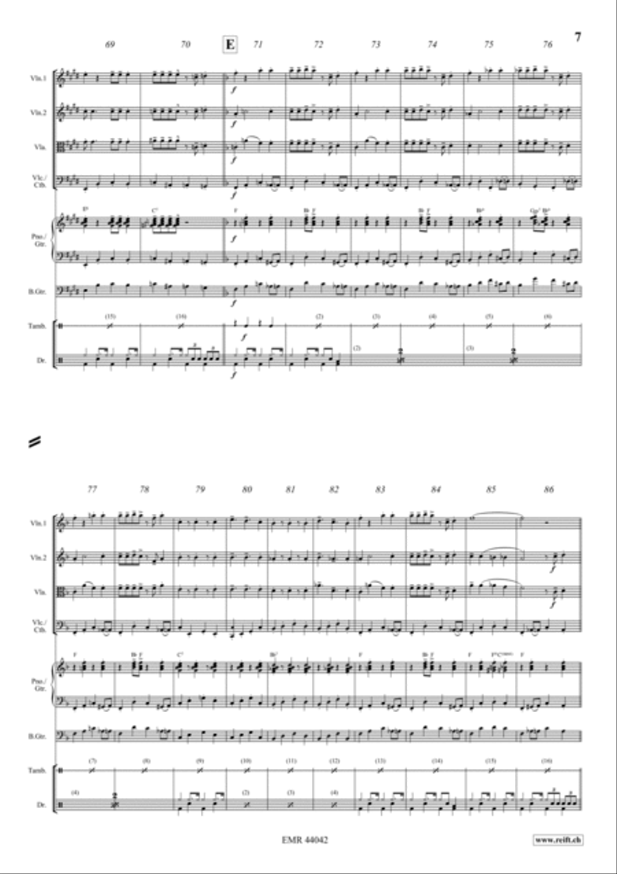 Rockin' All Night Cello scores gallery preview page 6