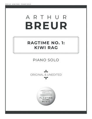 Ragtime No. 1: Kiwi Rag - Piano Solo